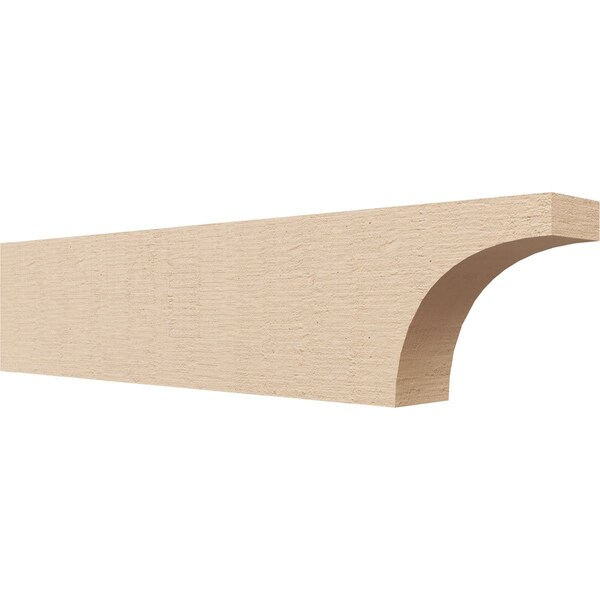 Ekena Millwork 4in. W x 8in. H x 36in. L Huntington Woodgrain TimberThane Rafter Tail, Primed Tan RFTUR04X08X36HUNRCPR - main